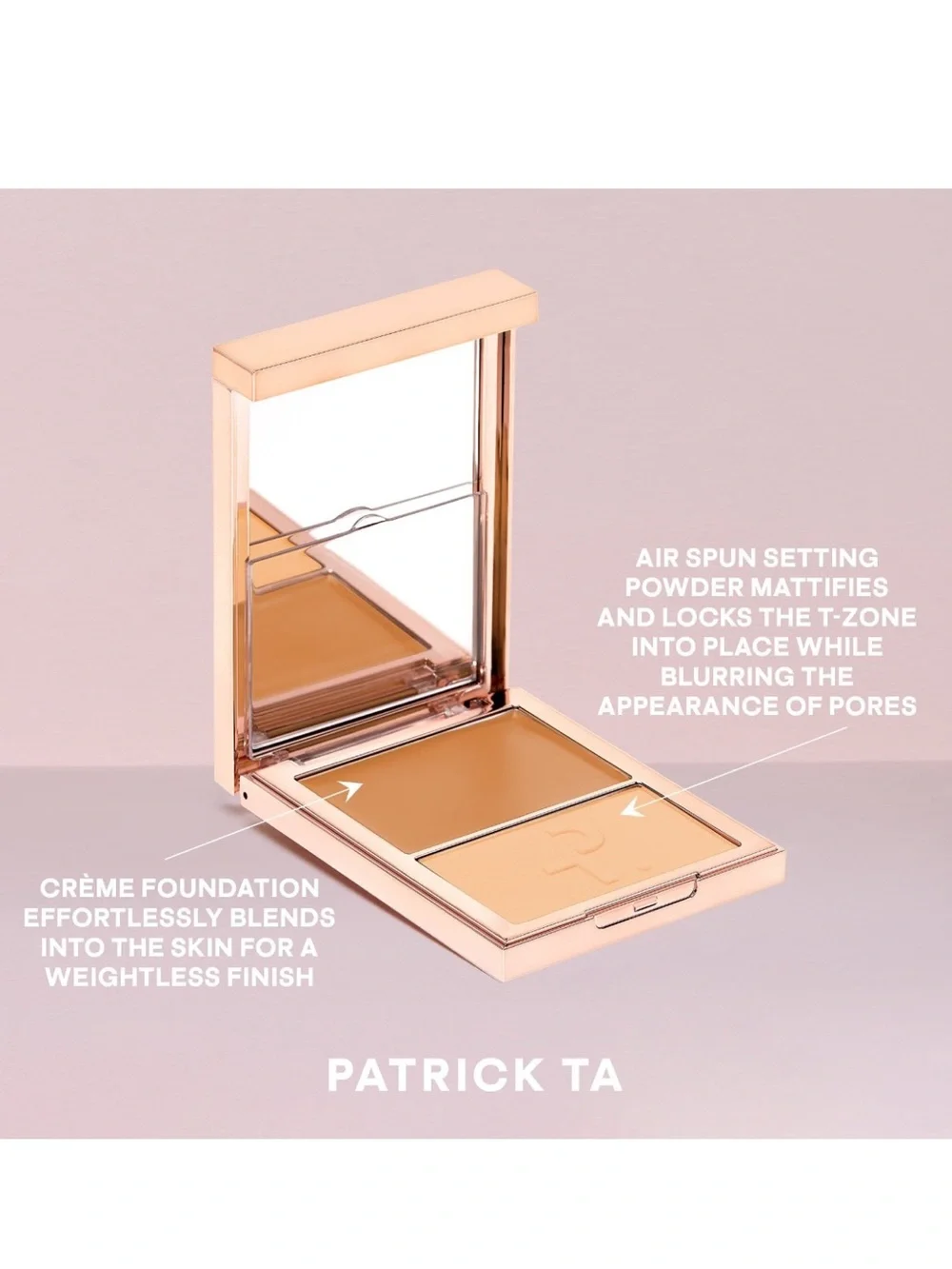 Patrick Ta Major Skin Crème Foundation & Finishing Powder — Light Medium 2 NIB✨